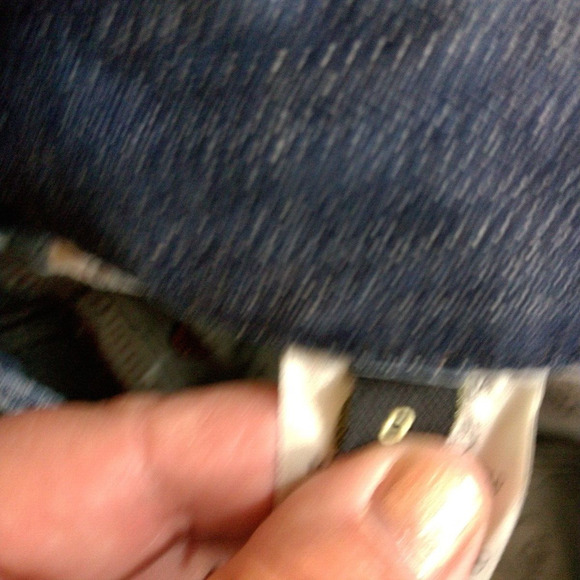 VTG Express Jeans Sz 0 Blue Denim Distressed Straight Leg Jeans Womens Mid RIse - Picture 7 of 9